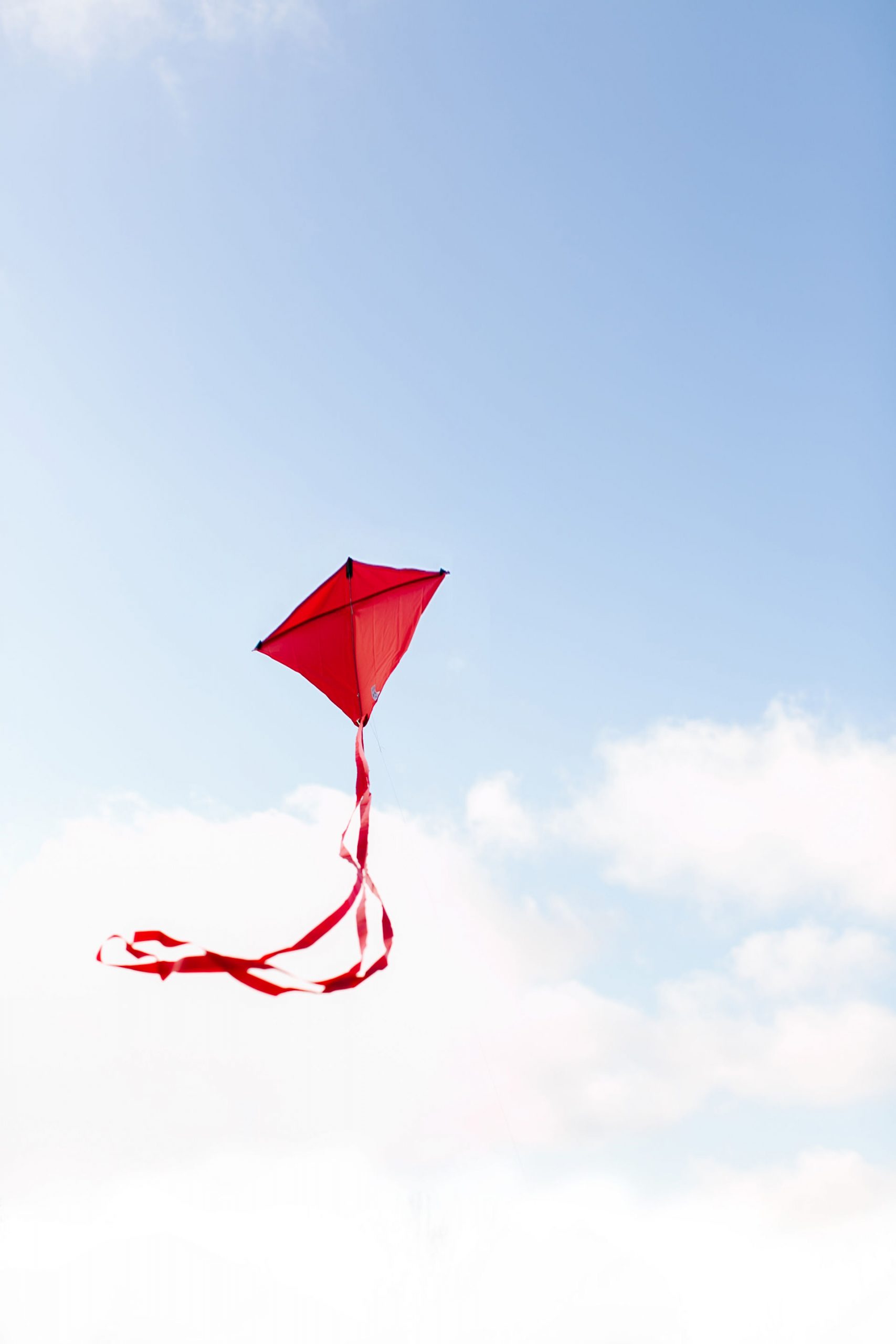 red kite blue sky