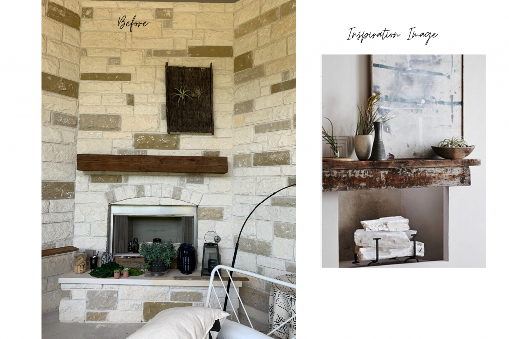 Fireplace mantel