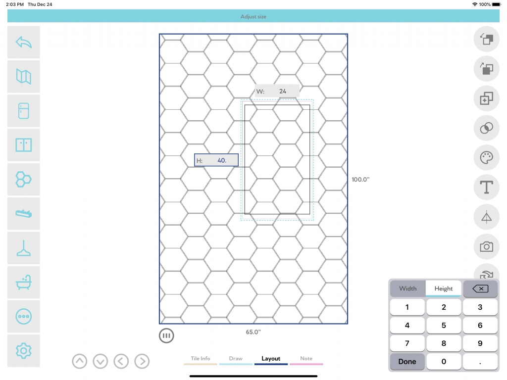 tile drawing hex tile